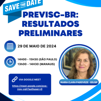 Convite – Reunião – PREVISC-BR: resultados preliminares