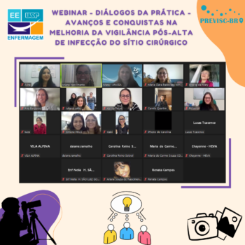 7º Webinário – Diálogos da Prática – PREVISC-BR – Avanços e conquistas na melhoria da vigilância pós-alta de infecção do sítio cirúrgico